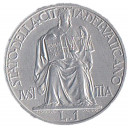 1949 - 1 Lira Pio XII Giustizia seduta con Vangelo e Bilancia QFdc/Fdc